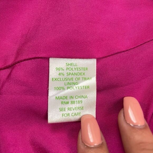 LILLY PULITZER Size 4 Wild Confetti CLOVER SKIRT Floral Pleated Pocket Stretch - Picture 4 of 6